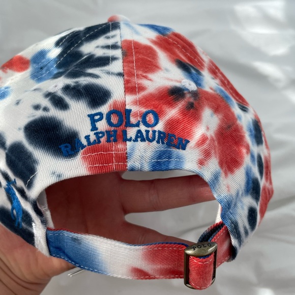 SOLD// Polo Ralph Lauren Tie-dye Logo Cap - Picture 9 of 13